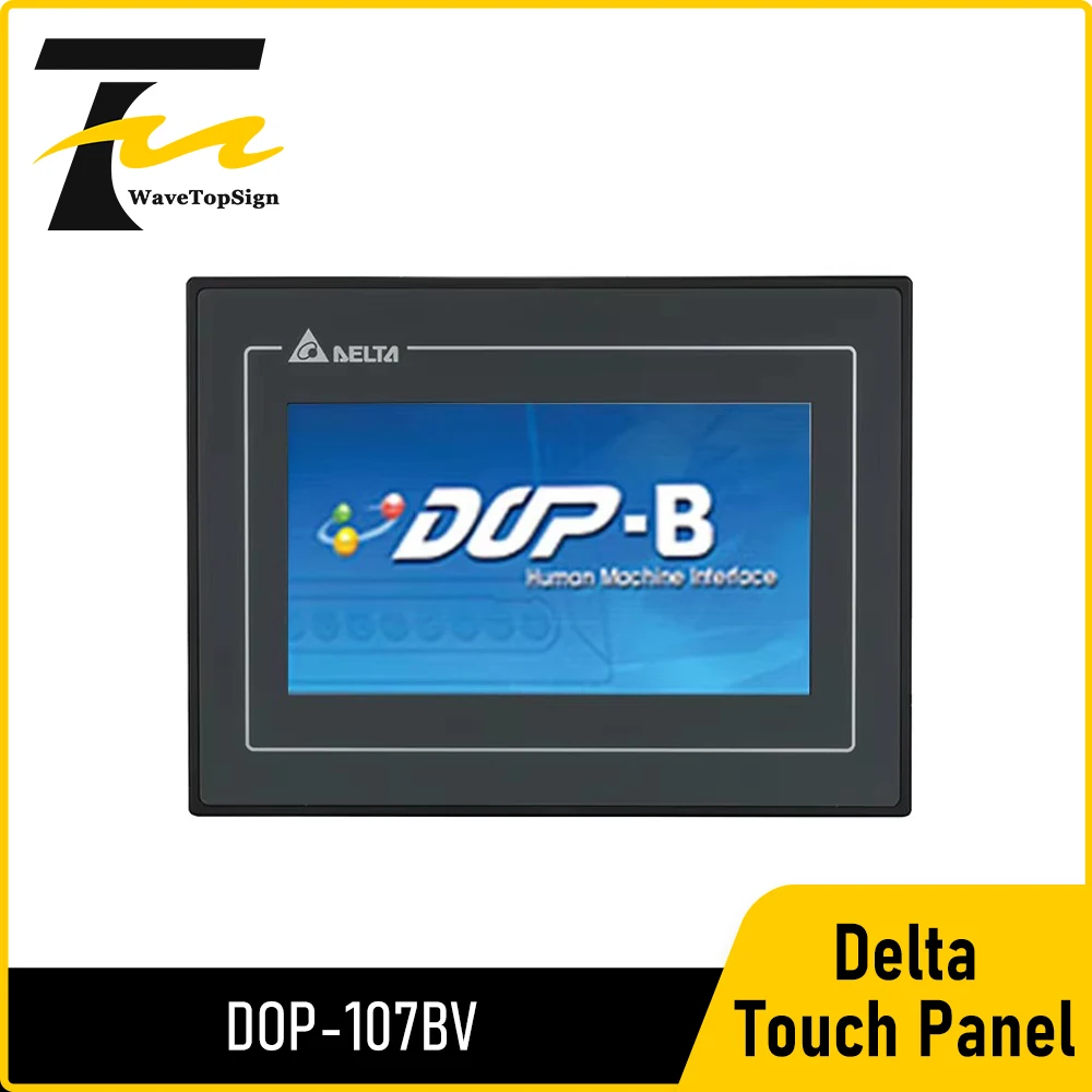 WaveTopSign DOP-107BV HMI Touch Screen Human Machine Interface 7 Inch Replace DOP -B07S411 DOP-B07SS411 B07S410 With Data Cable