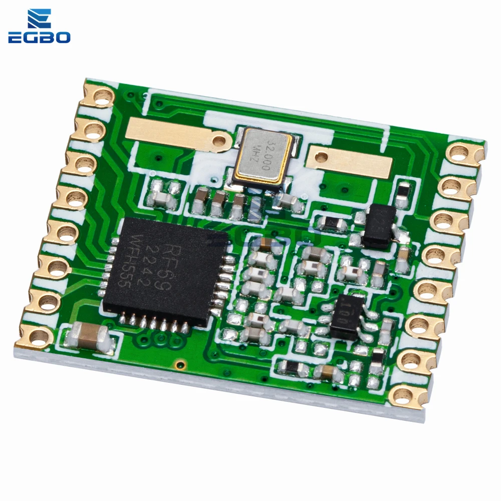 1 ~ 5 قطعة EGBO RFM69HW 868 ميجا هرتز/433 ميجا هرتز/915 ميجا هرتز + 20dBm HopeRF جهاز إرسال واستقبال لاسلكي 868S2 وحدة للتحكم عن بعد/HM