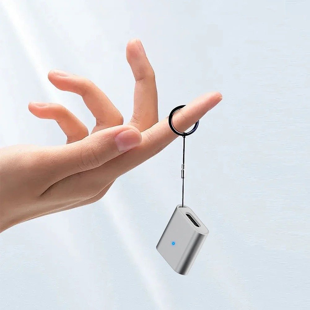 USB C/8 Pin Female To Magnetic 3Pin with Indicator Light & Lanyard Hole Charging Adapter Charger Cable Connector for Laifen Wave
