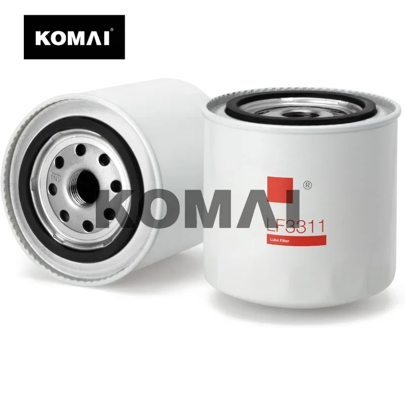KOMAI (2PCS) LF3311 Oil Filter 1504140 116274 Replacement For Cushman Gas for 18 and 22 HP Engines For CAT 300 CB SER