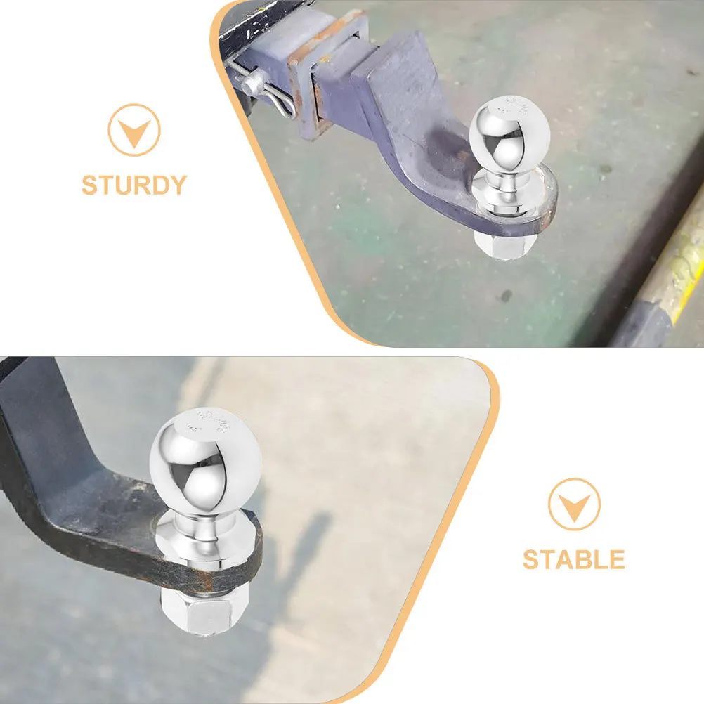 

Heavy Duty Trailer Hitch Ball Sturdy Material Easy Install Towing Accessories Versatile Tool Long Lasting Performance