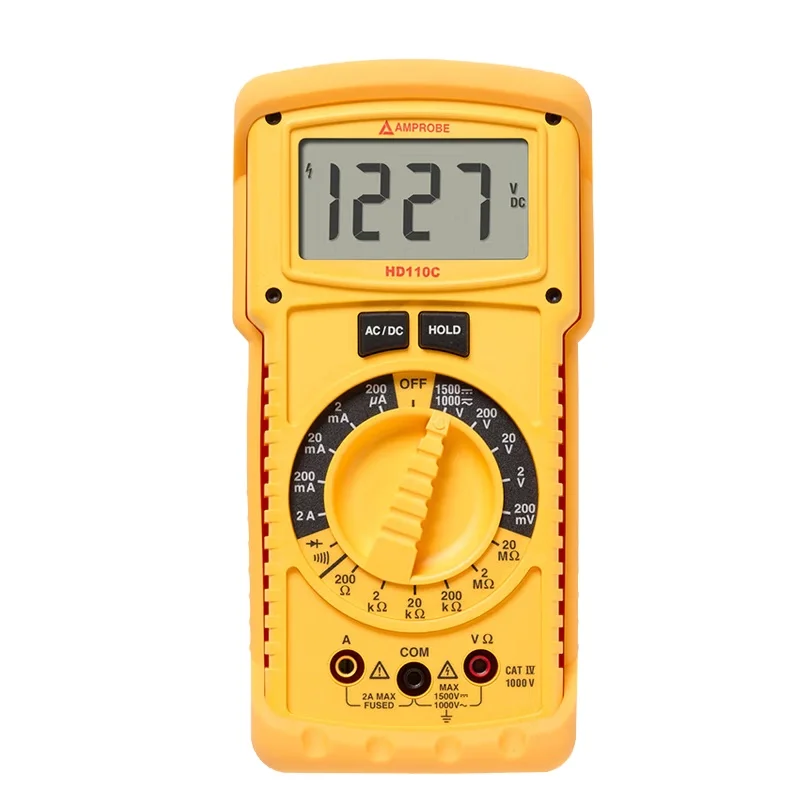 HD160C HD110C Photovoltaic DC voltage 1500V digital multimeter Industrial control test measuring accessories HD110C