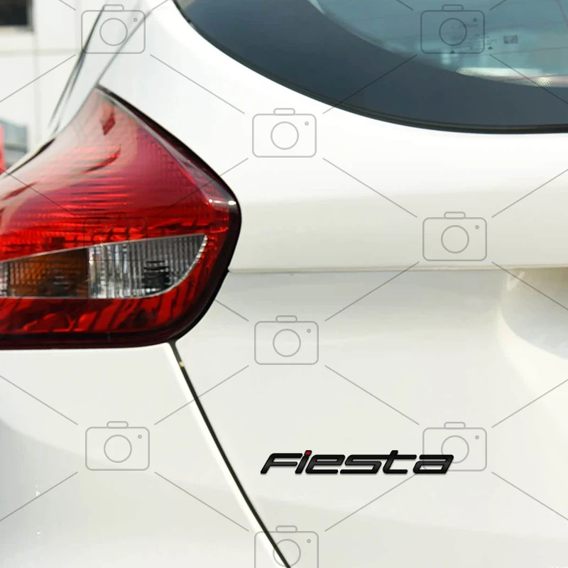 Car Metal Body For Ford Fiesta Logo ST MK3 MK4 MK5 MK7 MK8 Letter Decals Styling Badge Trunk Fender Emblems Sticker Accessories view 2