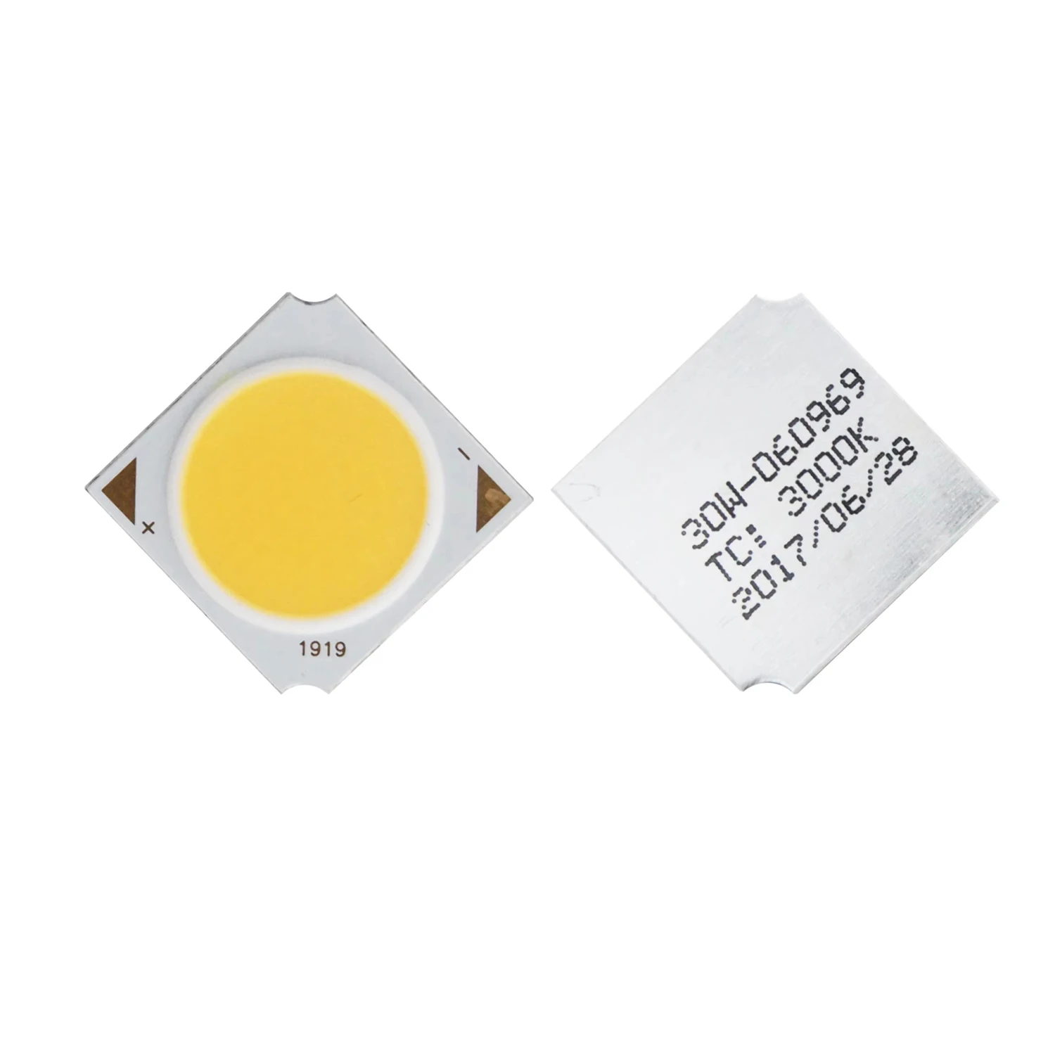 

[SUMBULBS] 19x19mm 17mm LED COB Light Source Diode Chip Cold 30-33V 10W 15W 20W 30W for Down Track Lamp DIY Lamp Bulb