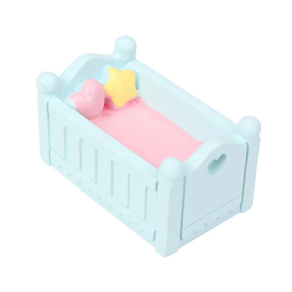 

Resin Crib Cake Ornament Ecofriendly Material Natural Supplies Attractive Design Birthday Decor