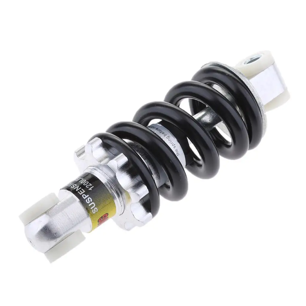 Metal Rear Suspension Shock 125mm 1200LBS Replacement Coil Spring for Mini Pocket ATV Quad Bike Scooter