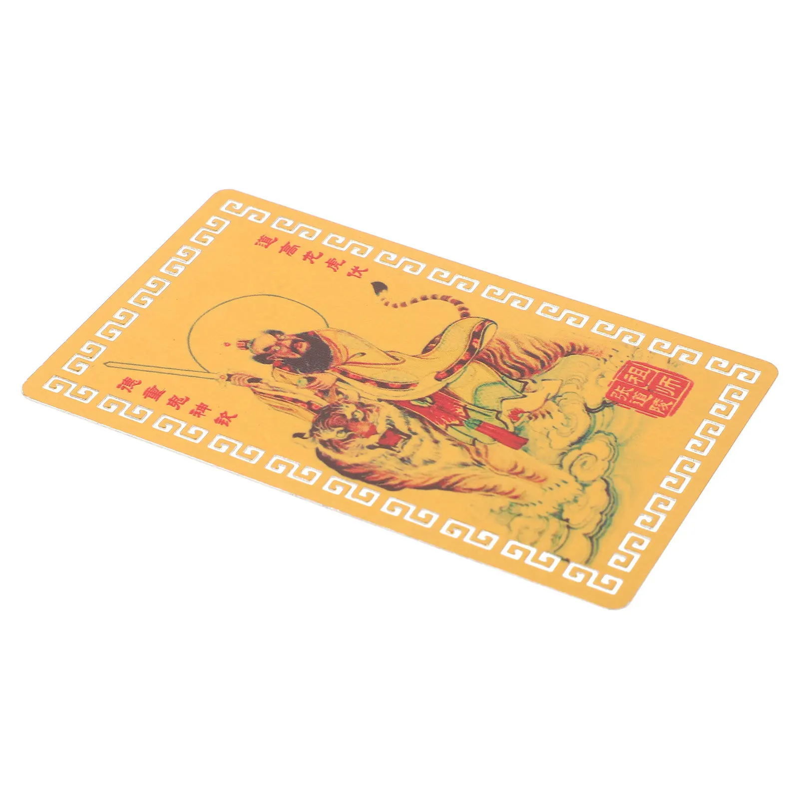 بطاقة بوذا المعدنية 2025 تميمة للحماية الصينية فنغ شوي الثروة سحر بولي كلوريد الفينيل الحرف اليدوية ديكور