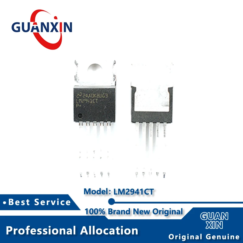 100% New  LM2941CT TO220-5 Marking LM2941CTP+ LM2941