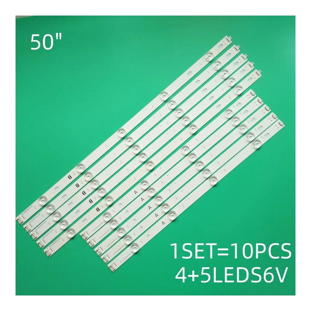 Imagem -02 - Retroiluminação Led para lg 50lf650v 50lf652v 50lf653v za -zb -zc Innotek Drt 3.0 Slats 50 Kit de Lente hd 10 Bandas