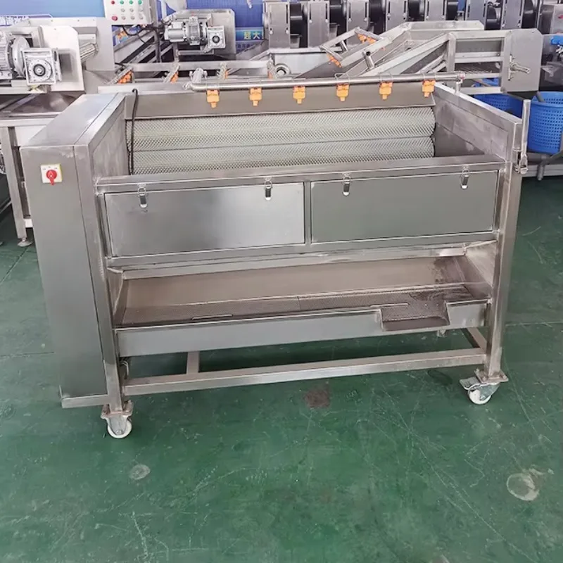 Automatic Potato Peeling and Washing Machine  Full Brush Type Lotus Root and Ginger Washing Machine