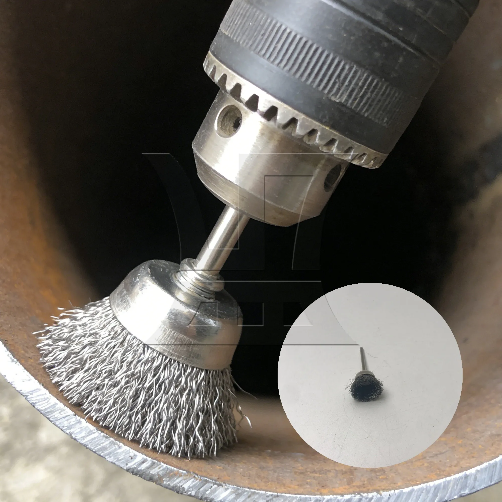 

CNBTR Bowl Shape 25MM end brushes 3MM Shank diameter Stainless Steel Wire Brush 5pcs