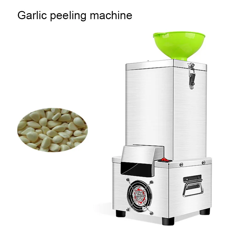 220V  Portable Stainless Steel Automatic Garlic Peeling Machine Restaurant Use Electric Garlic Peeler Peel Remover Machine