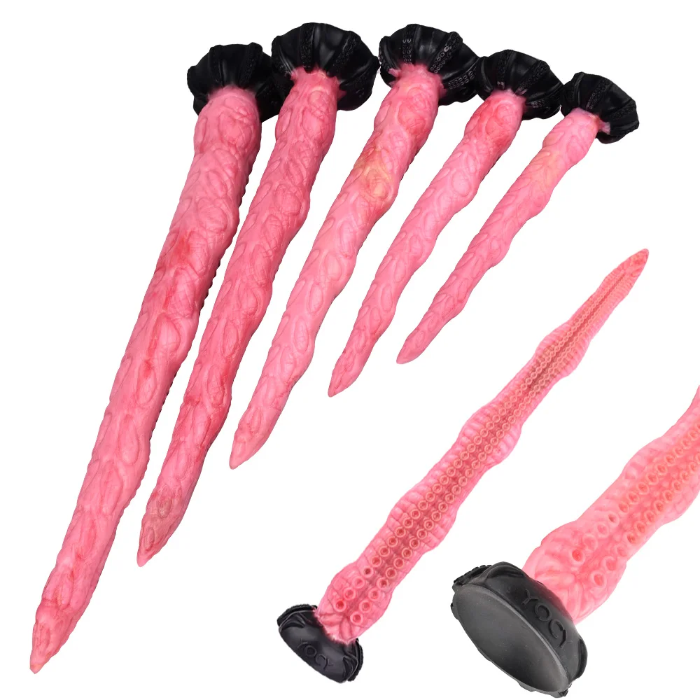 YOCY Super Long Tentacle Cock Monster Penis Strong Sucker Silicone Anal Plug Anus Vaginal Stimulator Sex Toys For Women Men