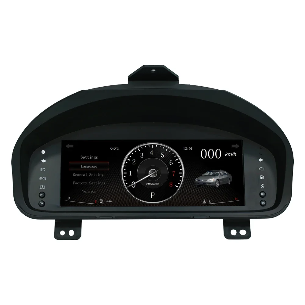 10.25 Inch Touch Screen Speedometer Digital Instrument Cluster For Honda Accord 2003-2007 Dashboard