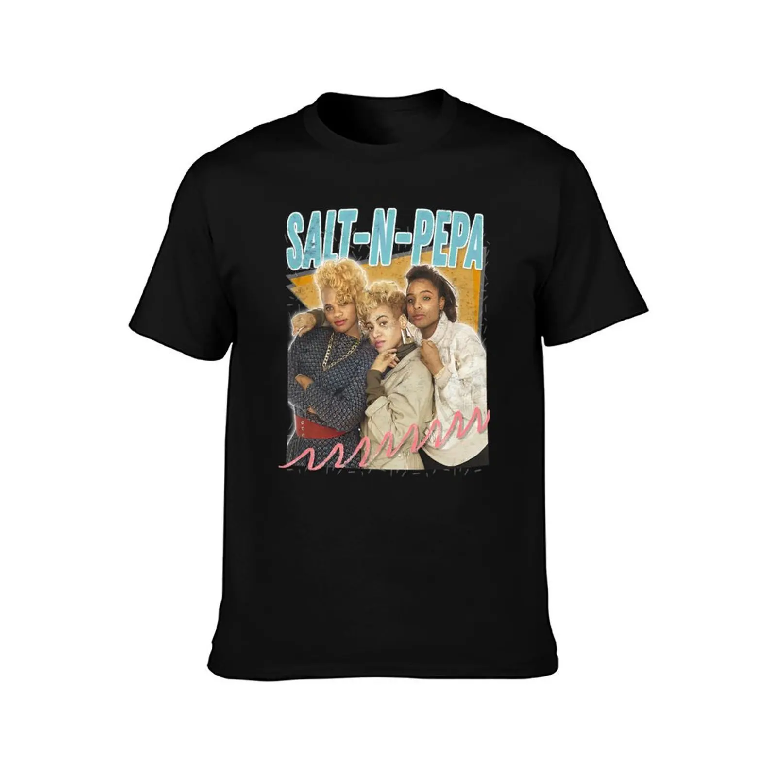 Sált N Pepá / Vintáge áesthetic Design T-Shirt Big Size Crew Neck T-Shirt