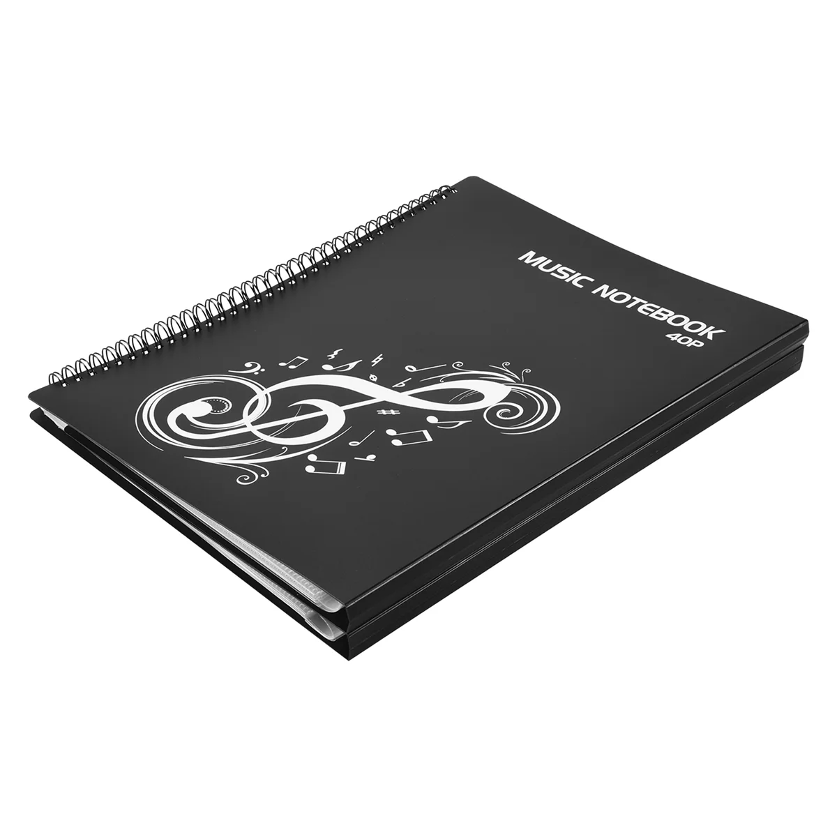 PTNOKA Sheet Music Folders Music Stand Accessories Music Binder 4 Pages Expand Spiral-Bound 40 Pockets HOT