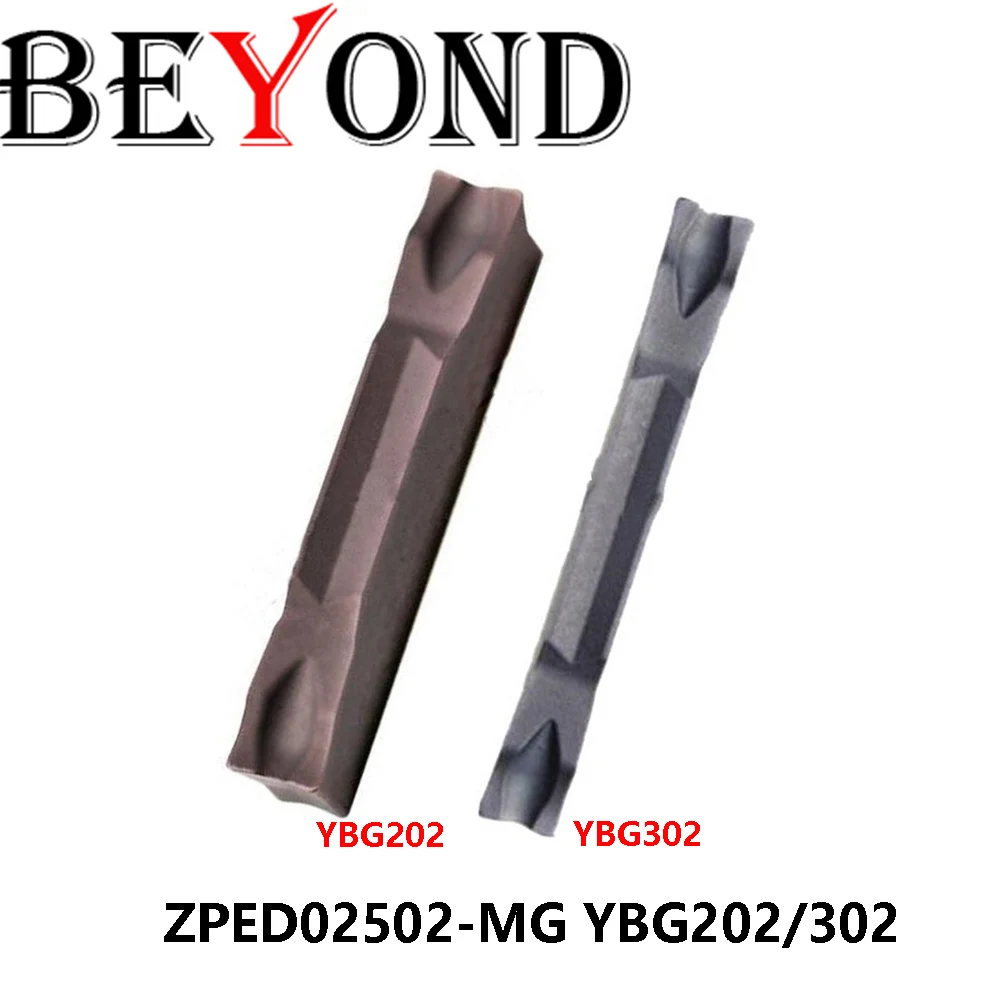 

Original ZPED02502-MG YBG202 YBG302 Machine Turning Tools ZPED Carbide Inserts CNC Cutter Lathe Metal ZPED02502 MG BEYOND 10pcs