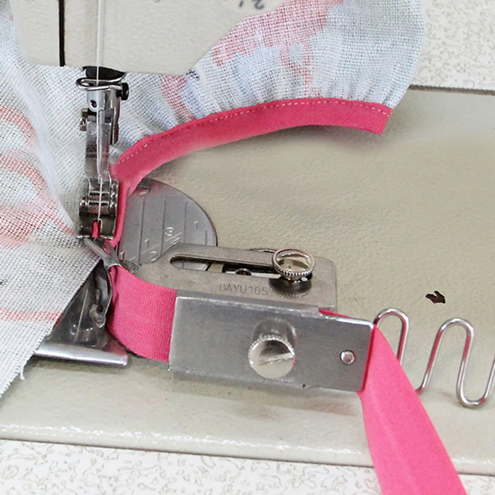 

Stainless Steel Sewing Machine Binder Wrapping Edges Folder Bias Binding Tool Practical Long Use Efficient Work Sewing Supplies