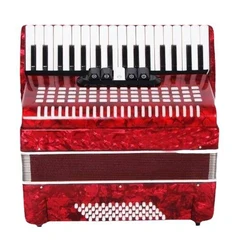 Adult Children Keyboard Instrument Accordion High-End Professional Performance 60-Bass 34-Key 5 Voice Change For Beginner