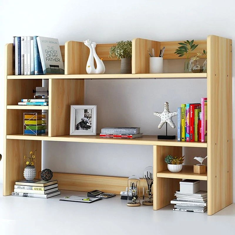 

Ins Bookshelf Desk Shelves Desktop Student Small Bookcase Storage Desk Dormitory Jane Combination Simple Desktop Storage Rack