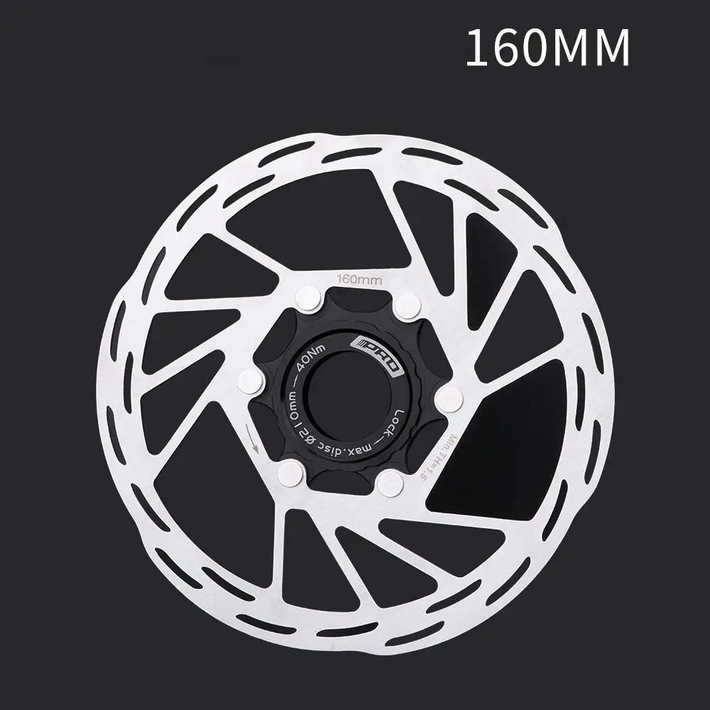 

6 Bolt Center Lock Brake Disc 140/160/180/203mm with Center Lock Cover Bike Disc Brake Rotor Porous Stainless Steel