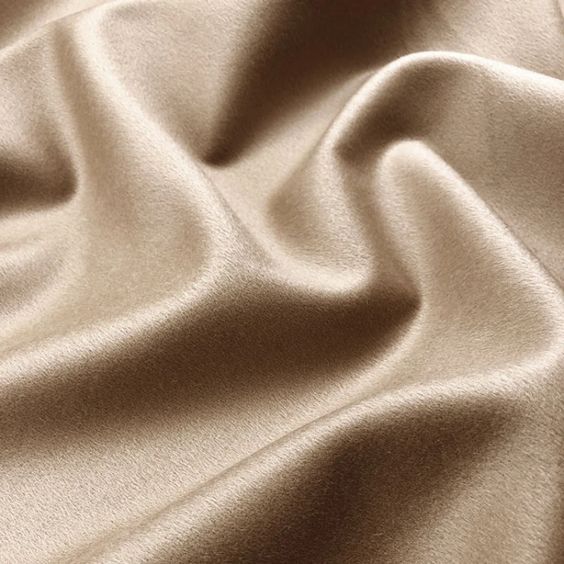 Australian Wool Single-sided Cashmere Fabric High End Customized Short Wool Coat Woolen Fabric Cloth by the Meter Sew Material