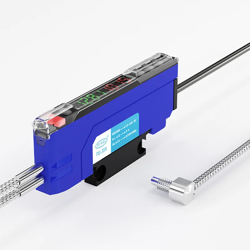 

FUWEI 350 Degree High Temperature Resistant Glass Fiber Optic Sensor Probe M3M4M6 Induction Reflective Right Angle Edge Banding