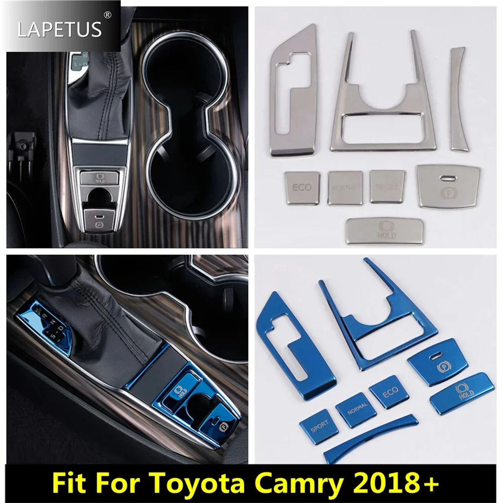 

Auto Control Central Gear Shift Stalls Multi-function Button Cover Trim For Toyota Camry 2018 - 2023 Accessories Interior Refit