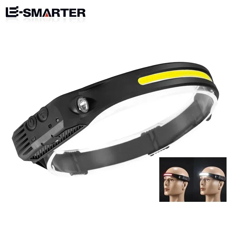 LED Induction Headlamp with Rechargeable Battery