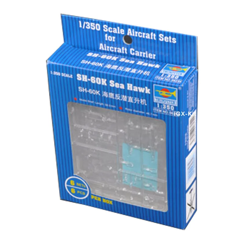 

Trumpeter 06254 1/350 Scale USN SH60 SH-60K Sea Hawk Helicopter Set for Warships Plastic Assembly Model Building Kit