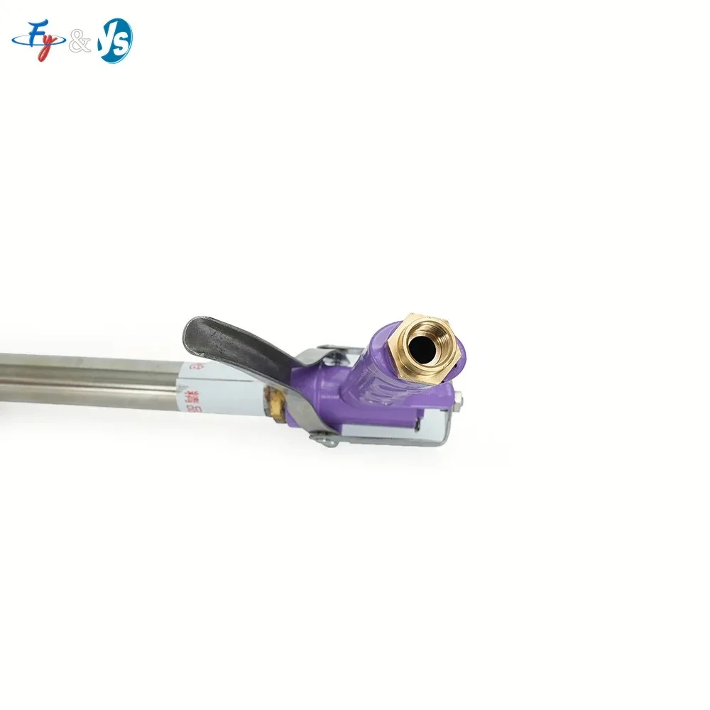 Upgraded 100cm Stainless Steel Liquid Fertilizer Applicator Gun, 8‑Hole Water‑Soluble Fertilizer Injector Durable Farm Tool