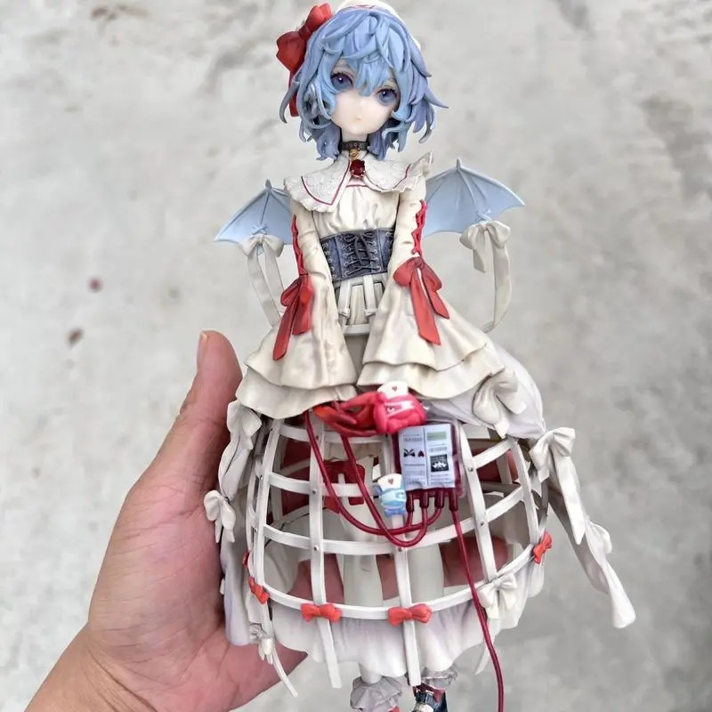 figurine-remilia-scarlet-du-projet-touhou-27-cm-style-gothique-lolita-figurine-d'anime-en-pvc-belle-fille-decoration-de-bureau-modele-de-collection