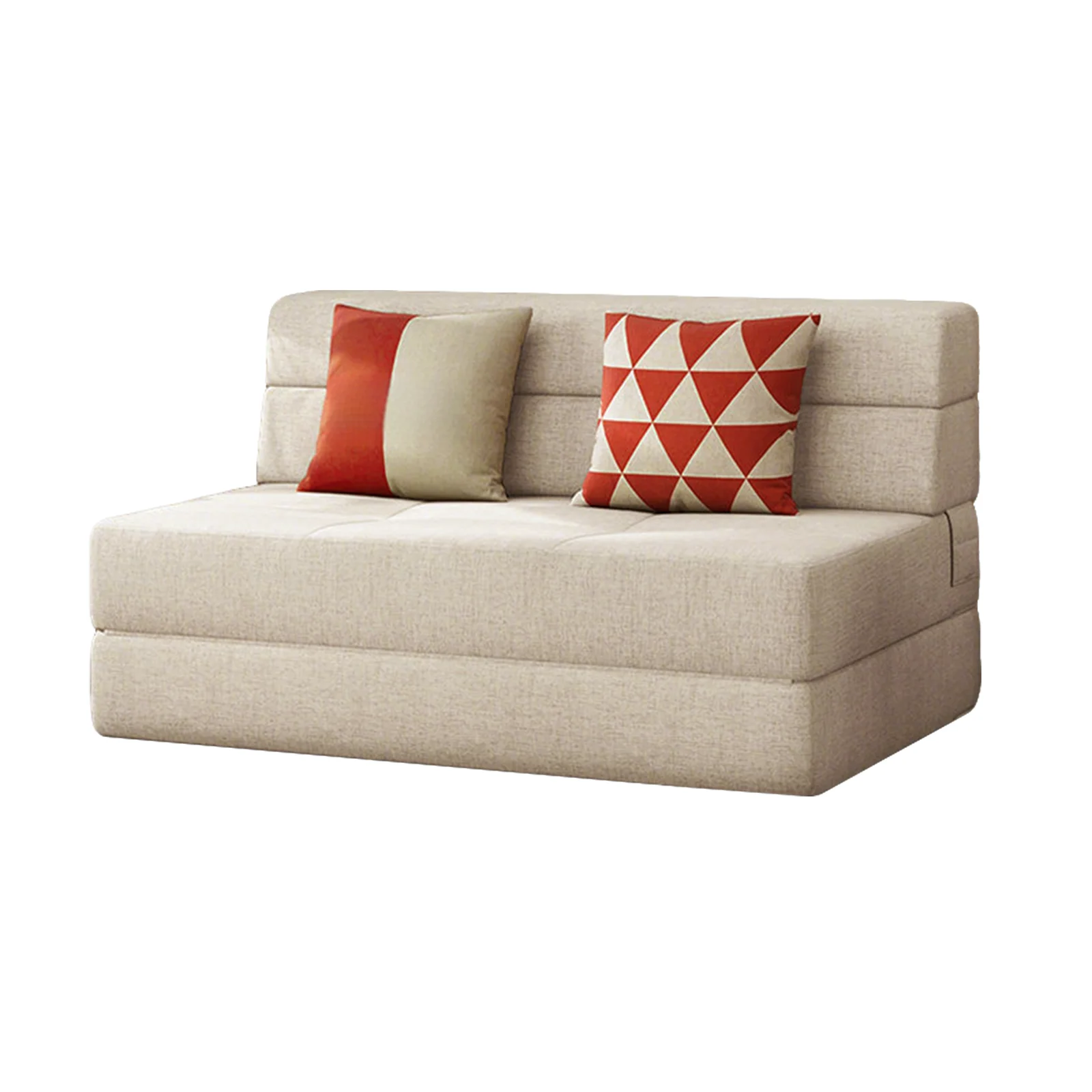 *Compression Sofa Bed Foldable Dual-use Minimalist Modern Small Apartment Living Room Bedroom Tatami Rental House Lazy Companion