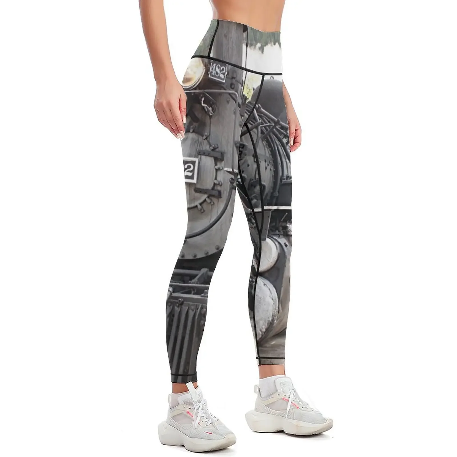 محرك القطار البخاري سيلفرتون، كولورادو، الولايات المتحدة الأمريكية 8 طماق الرياضة الإناث يغطي الرجل مثير امرأة المرأة الجوارب النسائية طماق