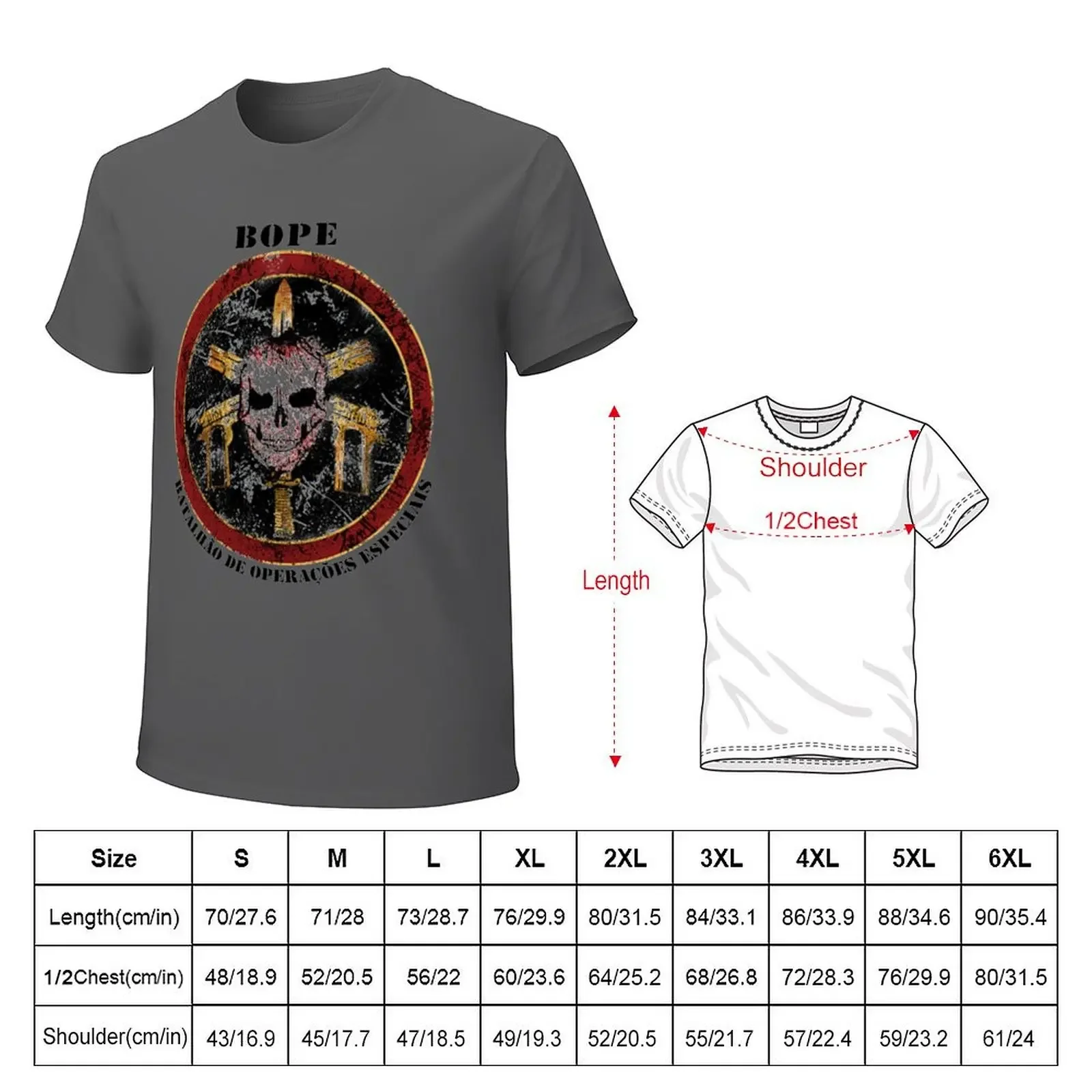 Special Police Operations Battalion T-Shirt blanks animal prinfor boys anime designer t shirt men