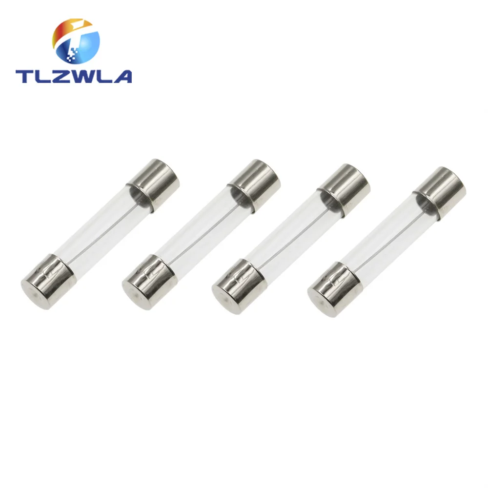 100PCS 6X30MM Fast-blow Glass Fuses Assorted Kit 6*30mm 250V 0.5A 1A 2A 3A 4A 5A 6A 8A 10A 15A 20A 25A 30A AMP Tube Fuses