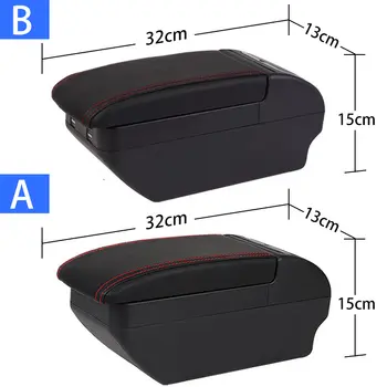 Pro Volkswagen POLO box na loketní opěrku Pro VW Polo loketní opěrku Určený pro dodatečnou montáž 2020-2024 Úložný box Dodatečné díly Autopříslušenství 10 nejlepší prodej Konzola VW Polo - №5