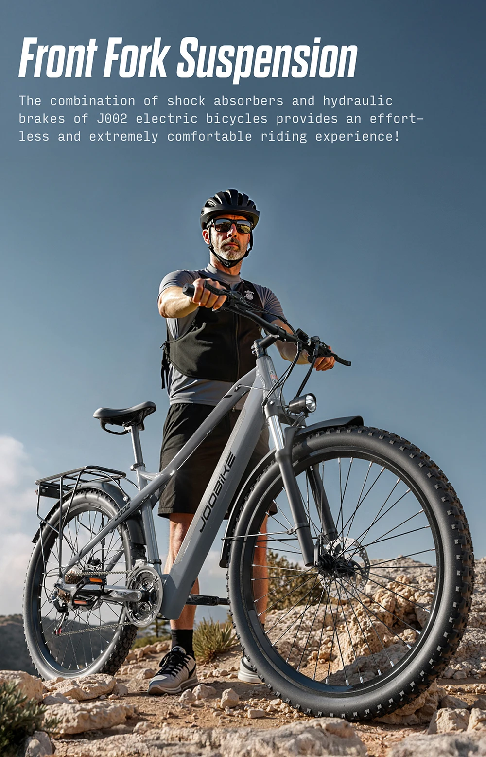 JOOBIKE JOO2 Erwachsenen-Elektrofahrrad E-Mountainbike 48V16AH Akku 29 Zoll Urban Commuting Elektrofahrräder – Detail 3