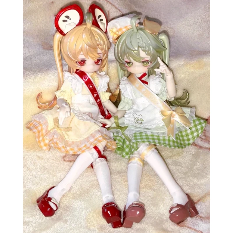 

Inedible Dolls Bjd Lunar Lore Apple Mouse Mango Dog Christmas Hanging Card One-Year Anniversary Double Rabbit Toys Gifts