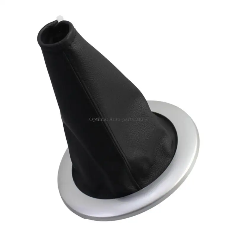 8200079096 Gear Lever Gaiter with Integrated Round Trim Collar for 2002-2009 Megane II, Positioned Around the Lever Mounting