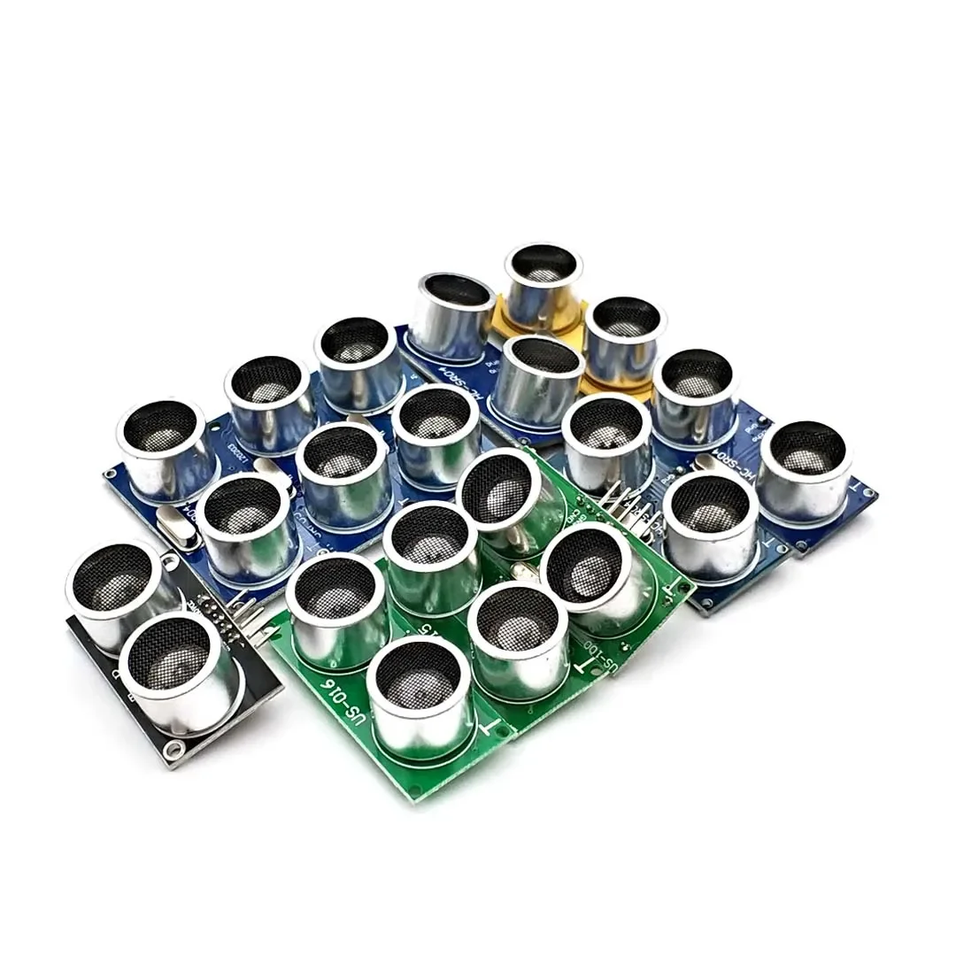 HY-SRF05 HC-SR04 HC-SR04 3-5V US-100 HC-SR04P US-015 US-016 HC-SR04 + US-026 IOE-SR05 RCWL-1601 وحدة بالموجات فوق الصوتية