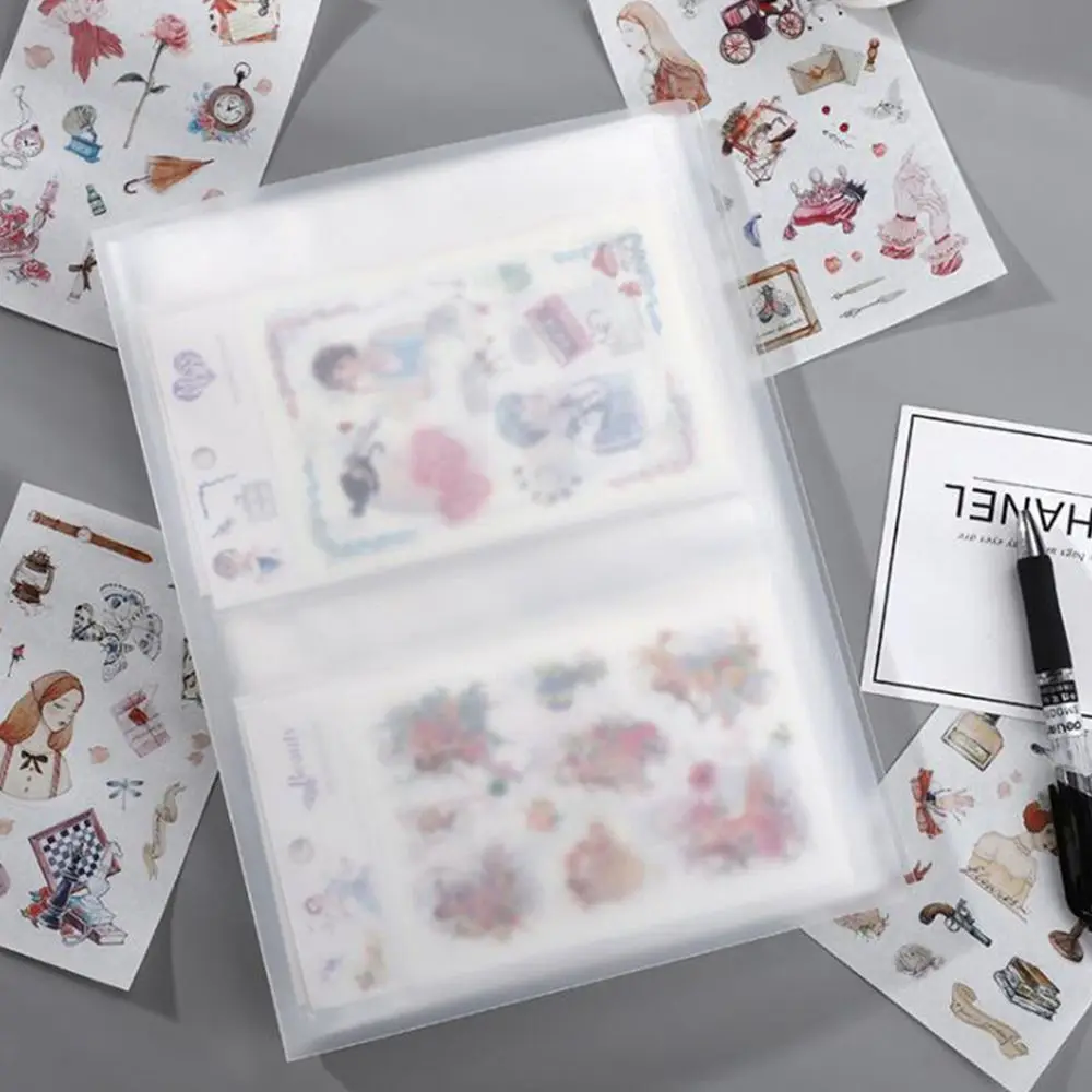 Wear Resistant Sticker Showing Book Large Capacity Photo Collection Transparent Album Photo Storage Book Empty Storage Case