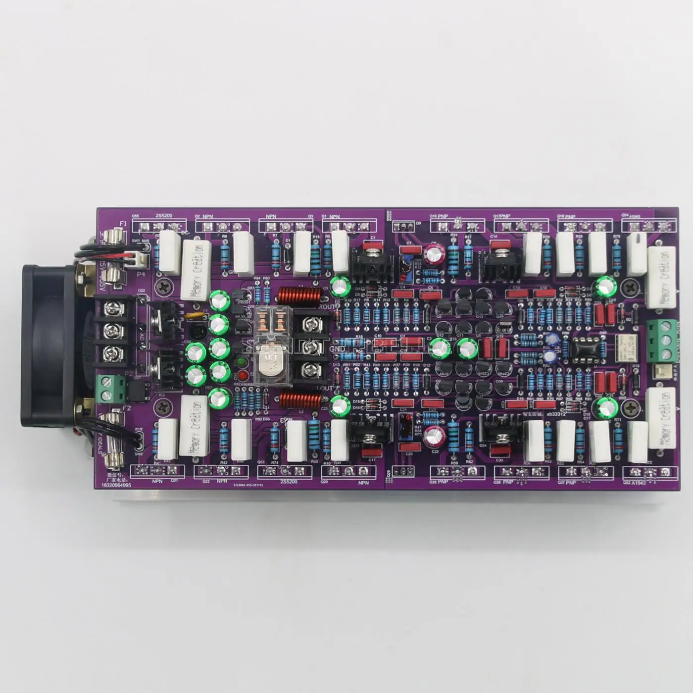 Montaż HiFi Stereo wysokiej mocy 800W płyta wzmacniacza audio Toshiba 2SC5200 2SA1943 wzmacniacz sceniczny do użytku domowego