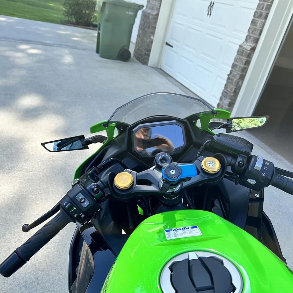 カワサキニンジャ、スポーツウィングミラーレット、zx4r、zx6r、636用