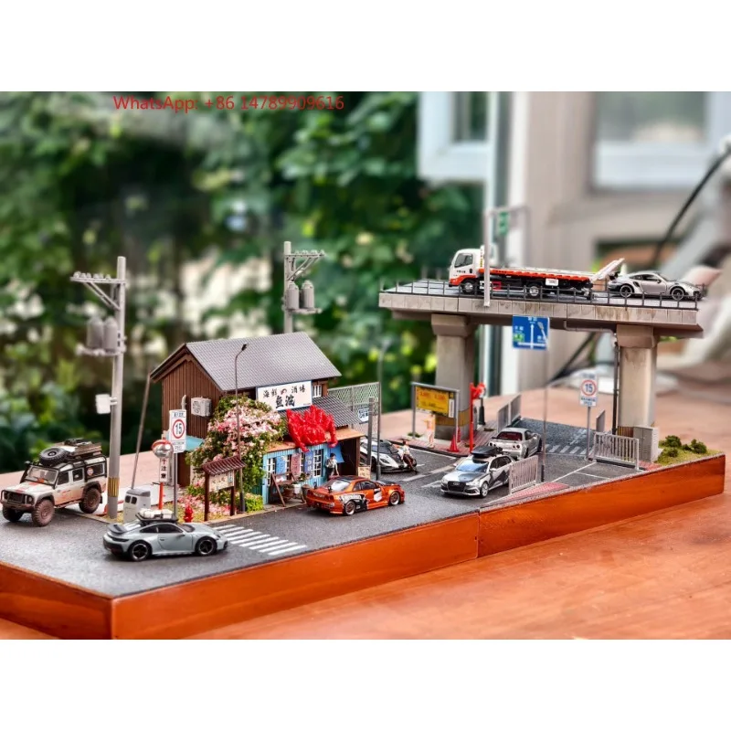 64 scale car model miniature scene, 02 - 