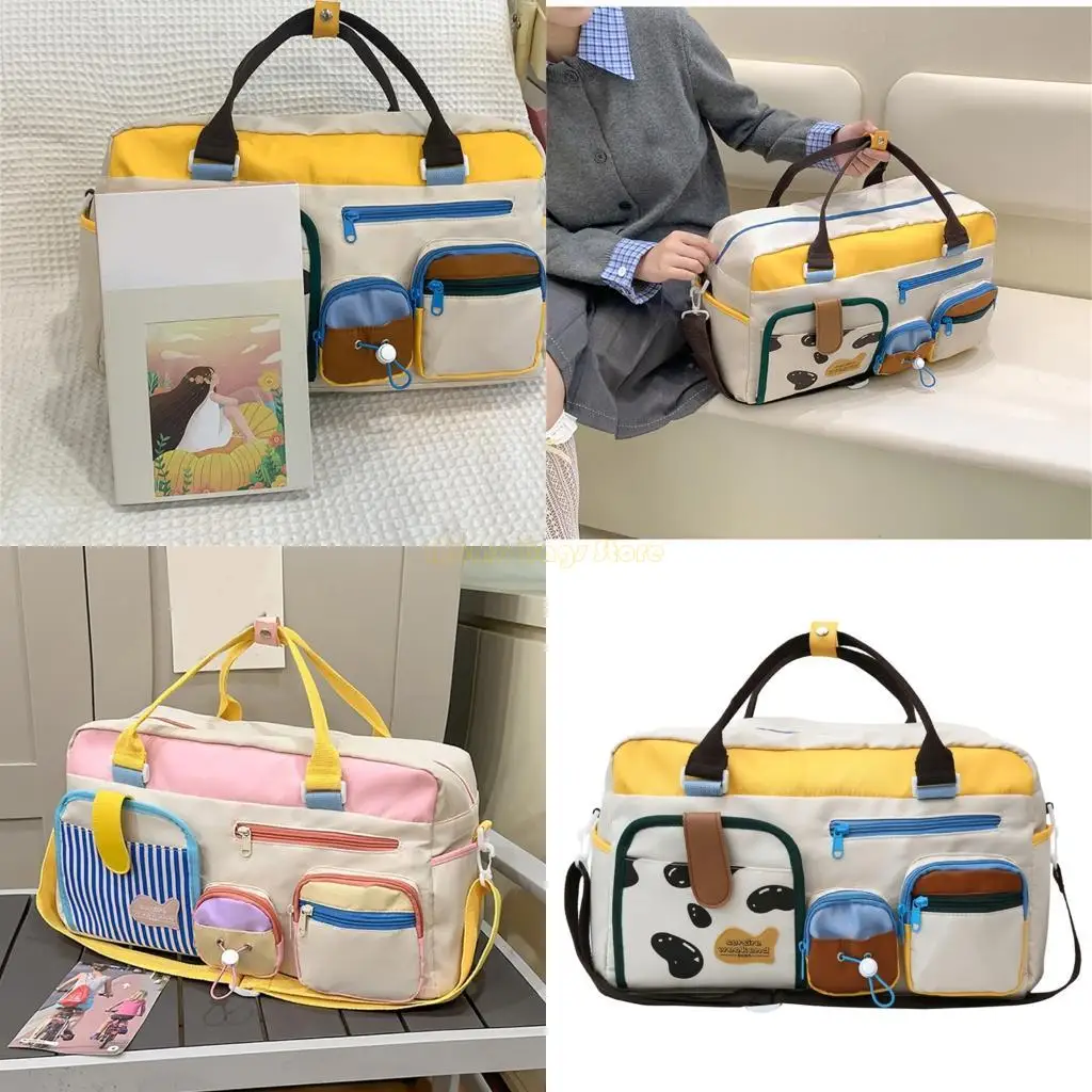 

X90D Travel Duffle Bag,Waterproof Weekender Overnight Bag Carry on Item Bag Sports Gym Bag Shoulder Bag for Womens