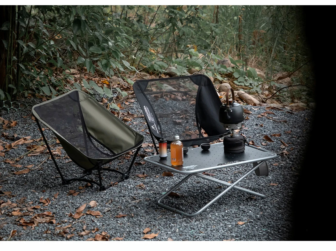 MOUNTAINHIKER Ultraleichter 590g Camping-Mondsessel, tragbarer Klappstuhl für Outdoor, Wandern, Picknick, Reisen, Strand und Angeln – Detail 13