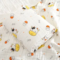 110X110CM Four-layer Gauze Baby Bath Towel High-density Bed Blanket Wrap Summer Thin Children's Bath Towel Wrap