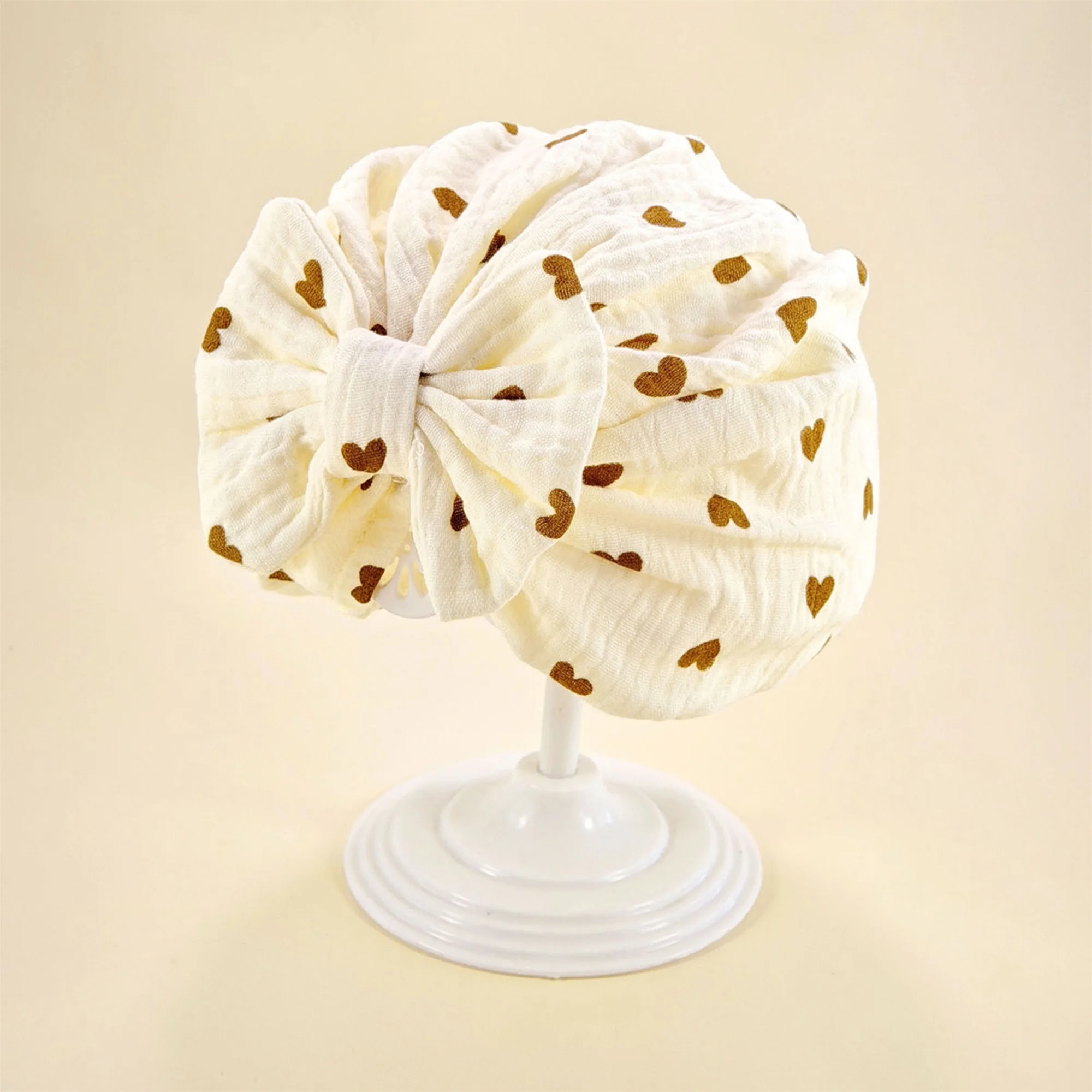 

Adorable Newborn Knit Beanie Hat with Pom Pom for Baby Boys and Girls - Soft Hospital Cap with Bow Detail