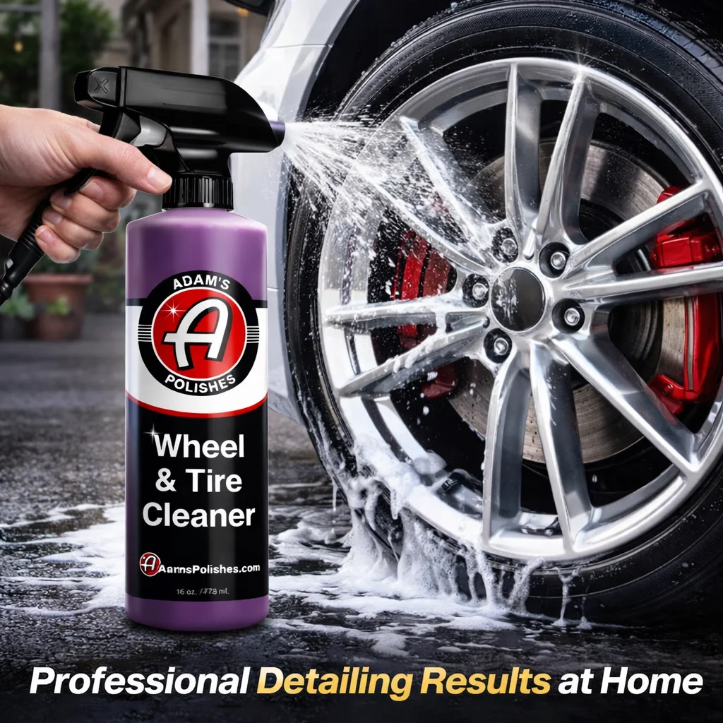 Professional Wheel & Tire Cleaner Spray – Deep Cleaning Formula for Car Rims, Removes Brake Dust Fast